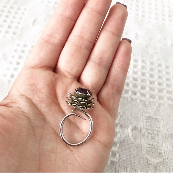 1970’s retro dress ring by Sarah Cox - Picture 5 of 5